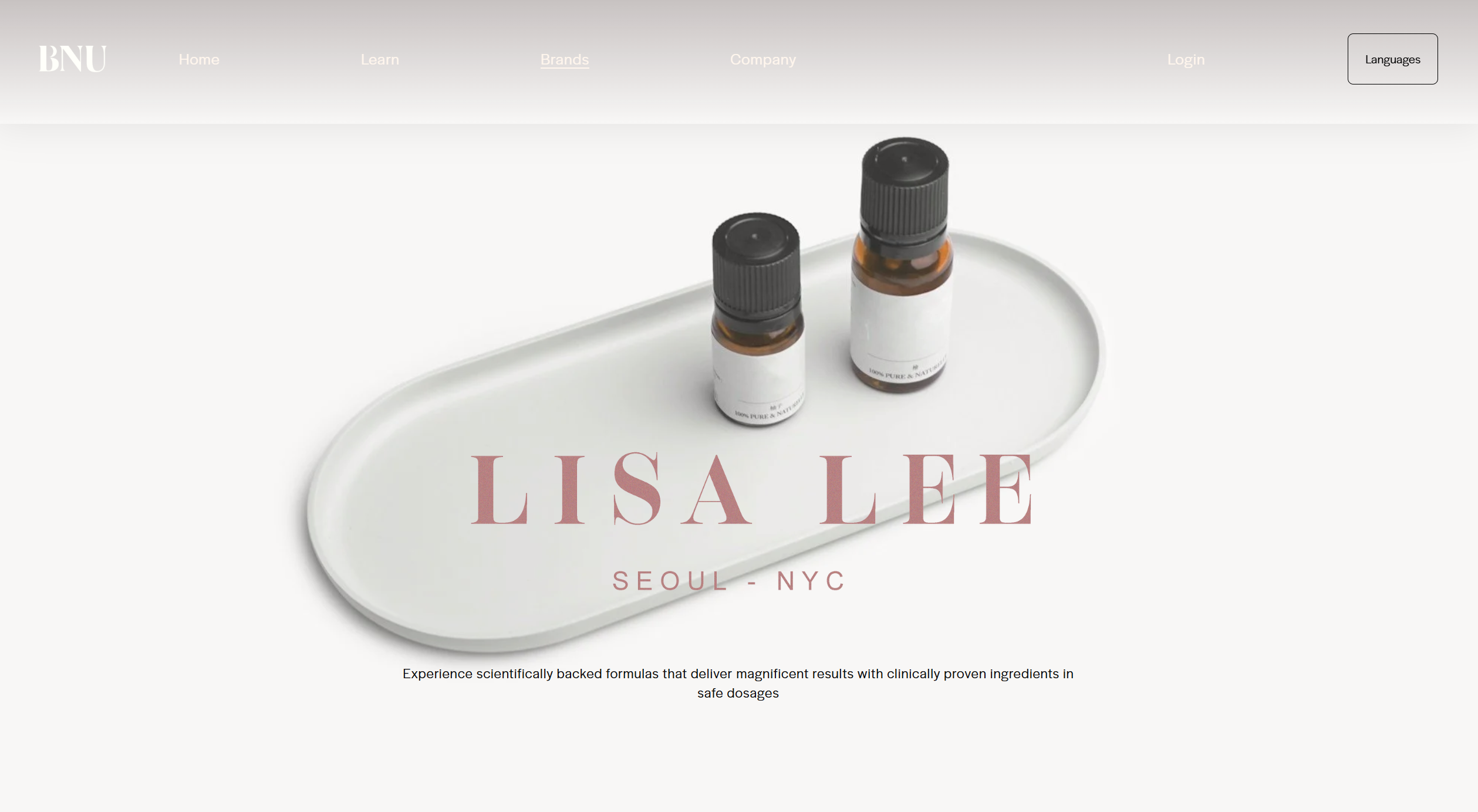 Lisa Lee page redesign