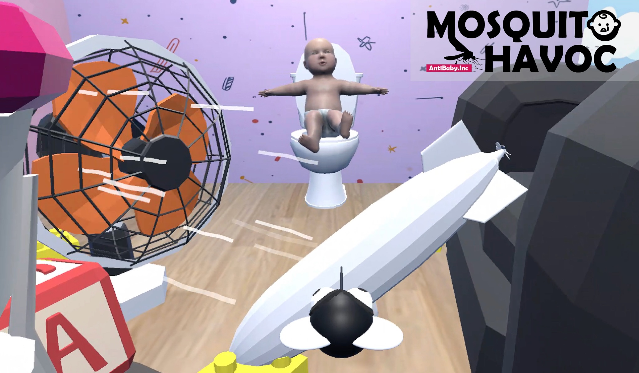 Mosquito Havoc game and physical installation